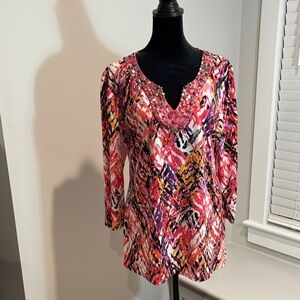 Vibrant Multicolor Women's Top